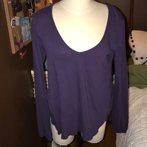 Velvet by Graham and Spencer purple top